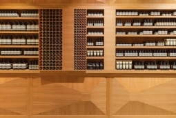 Snøhetta lines Aesop store in Oslo with faceted oak panelling